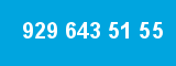 929 643 51 55 929 643 51 55